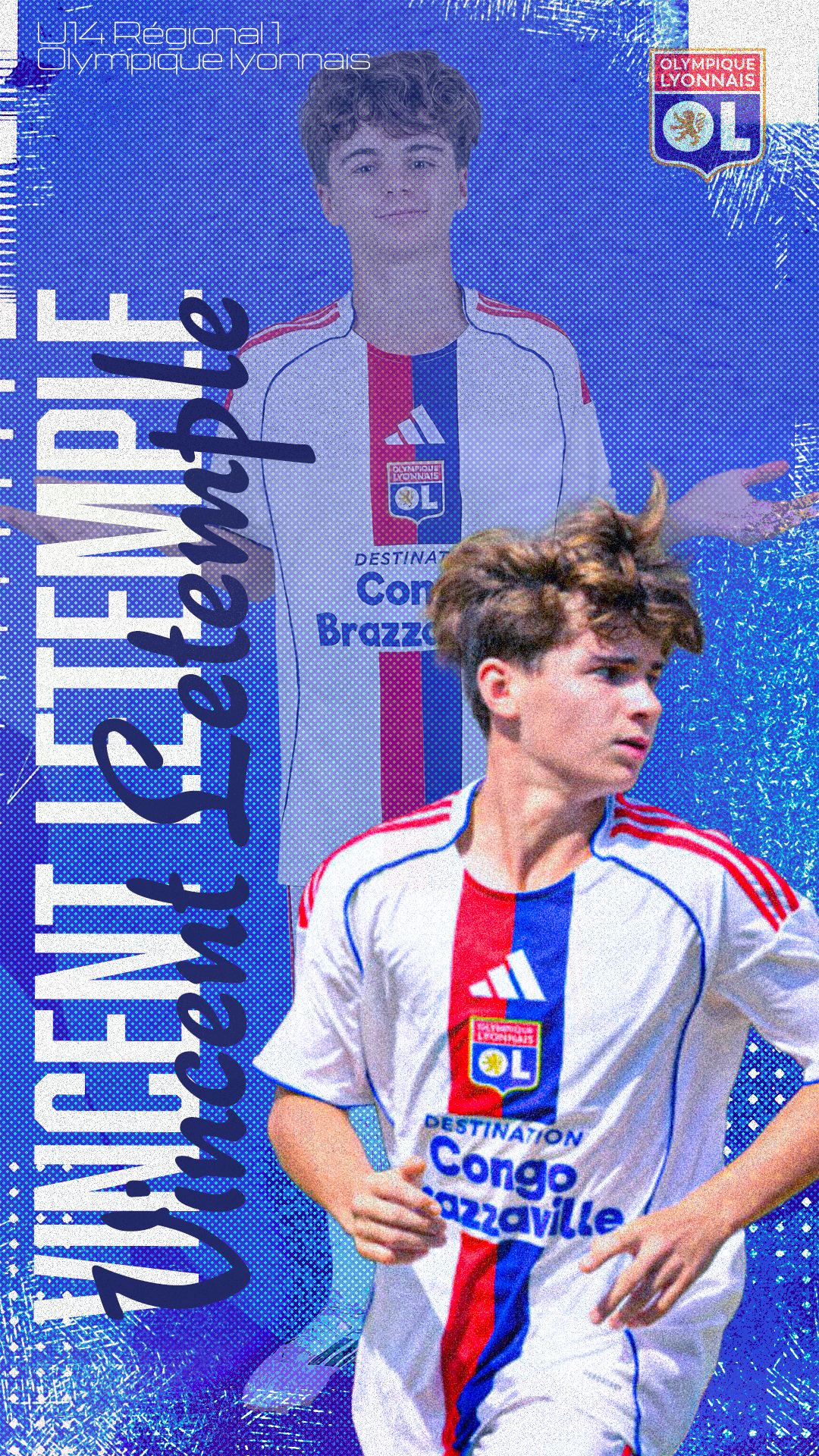 affiche de joueur personnalisée