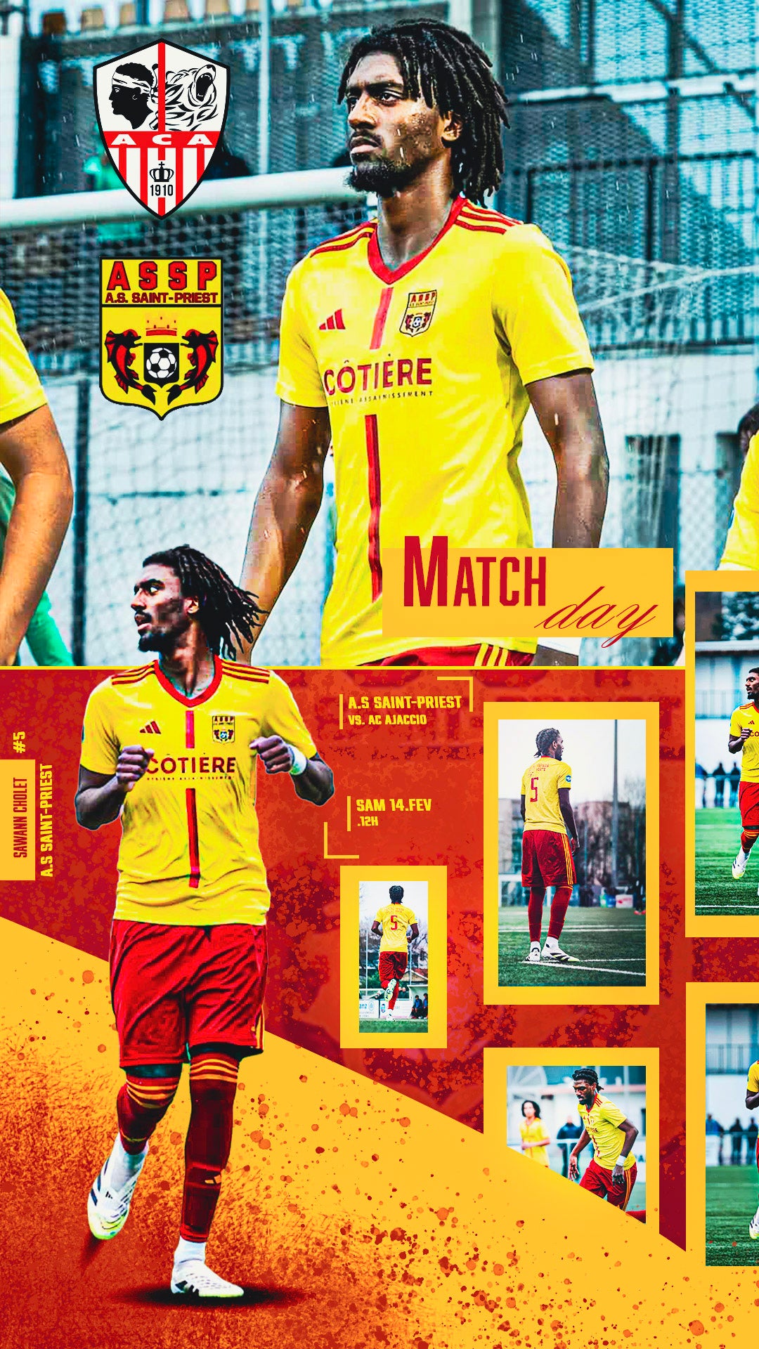 affiche de joueur personnalisée